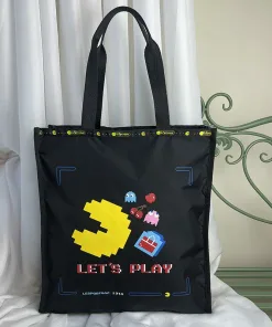 Lesportsac PAC-MAN 新作 大容量 ショルダー トートバッグ