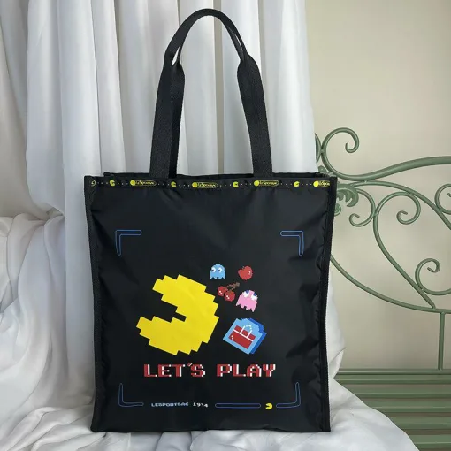 Lesportsac PAC-MAN 新作 大容量 ショルダー トートバッグ