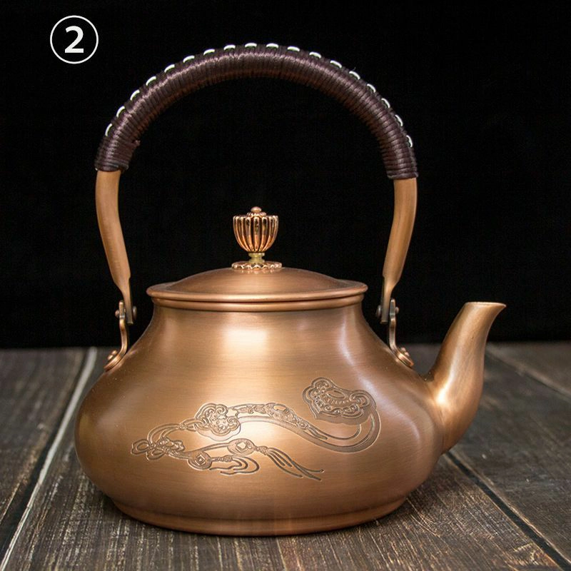 銅製銅瓶 提梁銅瓶 コーティングなし 老銅瓶 やかんを沸かす お茶の
