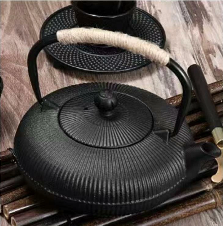 鉄急須 鋳鉄 茶器 鉄器 鉄やかん 茶道 急須 鉄瓶 南部鉄器 鉄分補給 IH 対応 伝統模様 蓄熱性に優